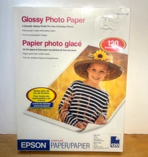 Epson Glossy Photo Paper 120 Sheets 8.5" x 11" S041141-120 NEW