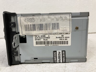 2001-2004 Pontiac Aztek & Grand Am CD player U1P radio stereo