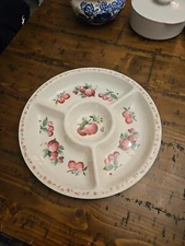 PFALTZGRAFF Delicious Collection Chip & Dip Tray 14” round melamine