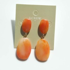 New J.Crew Resin Drop Dangle Earrings Gift Fashion Women Party Holiday Jewelry