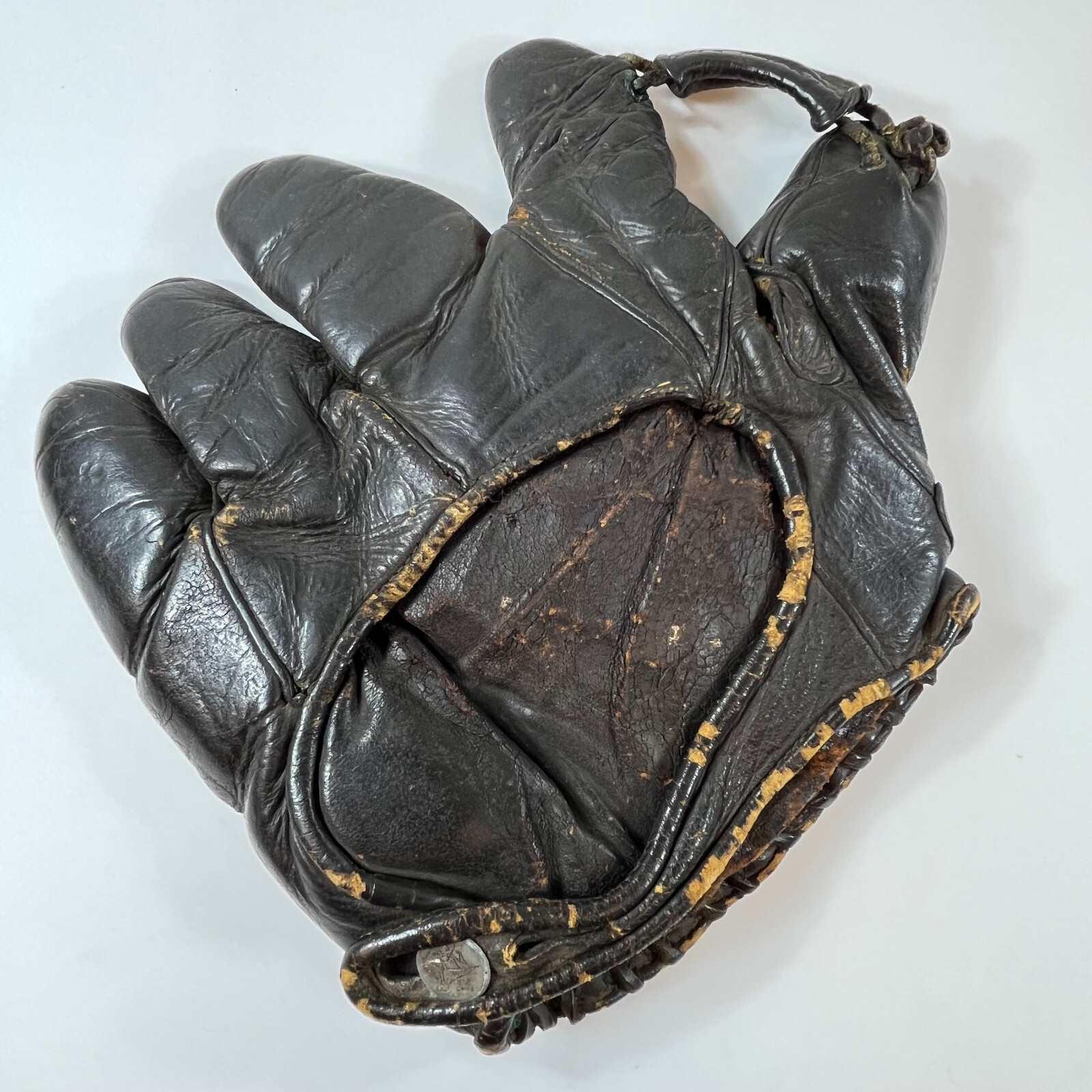 Vintage 1930s 1940s D & M Baseball Glove Mitt Draper & Maynard Split