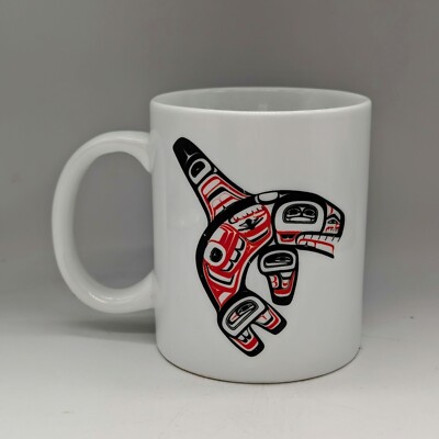 Native Home Tribal Whale Mug Todd Stephens Nisga'a Northwest Canada Coffee Cup