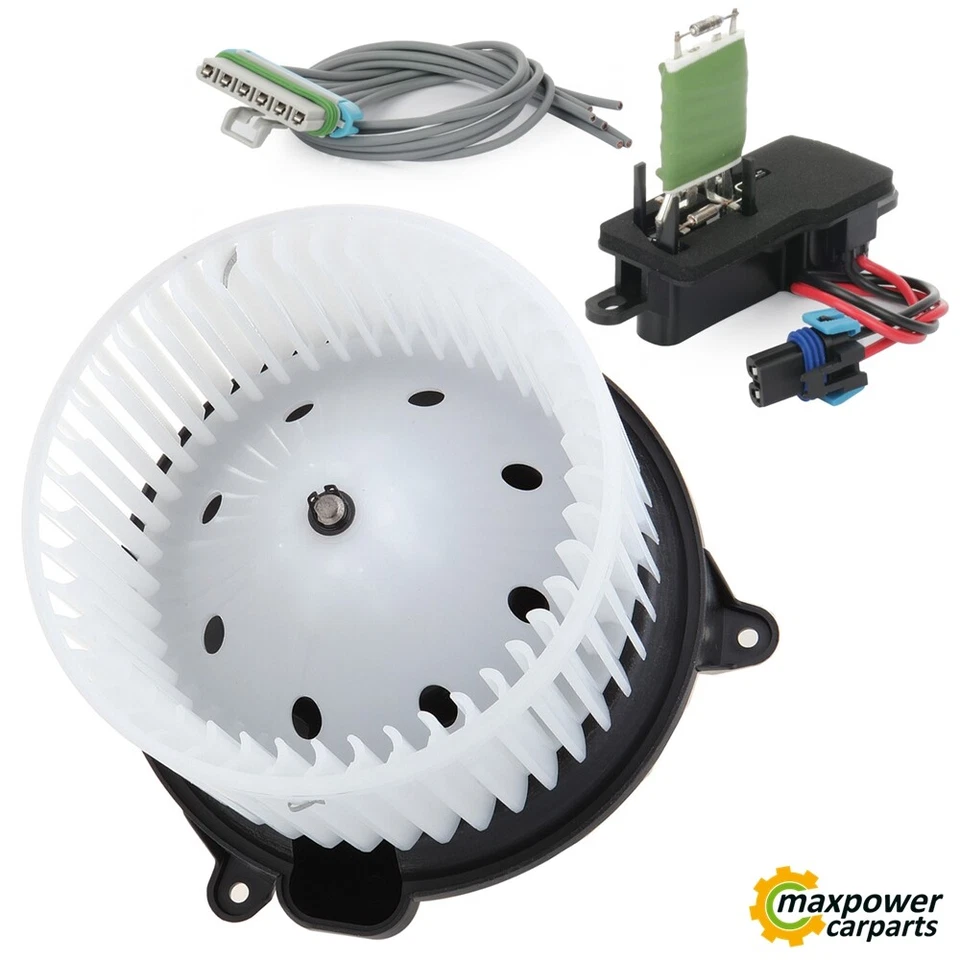 Front HVAC Blower Motor With Wiring Harness Kit For 96-12 Chevrolet Express 1500 Foto 2 de 4