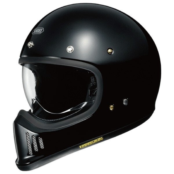 SHOEI EX-ZERO Gloss Black Motorcycle Full Face Helmet Size SHOEI EX-ZERO Gloss Black Motorcycle Full Face Helmet Size