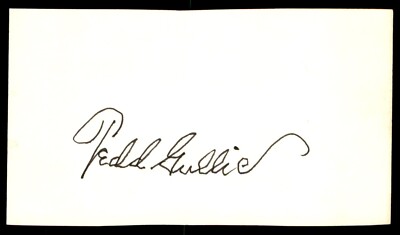 Tedd Gullic Baseball Index Card Signed Auto Autograph (no COA) *e1