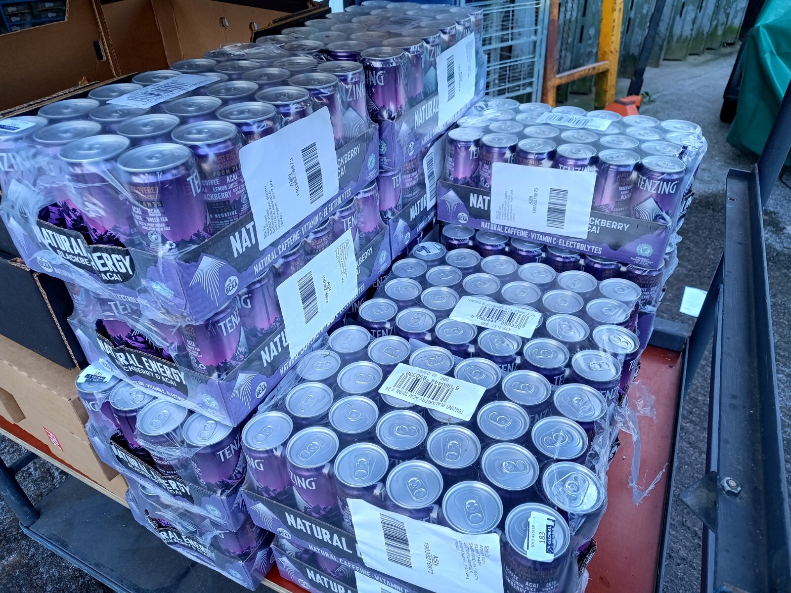 16 x 24 cans natural energy drink from plants Blackberry Acai BBE 23/12