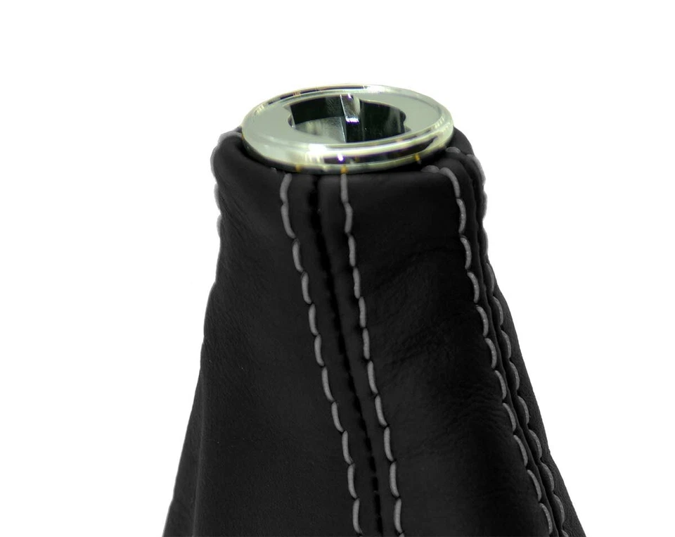 Se adapta a Acura NSX 1991-2005 PVC Cuero Cambio Manual Bota Cubierta Puntada Gris Foto 4 de 4