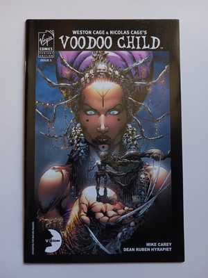 Voodoo Child Weston & Niolas Cage #5 Virgin Comic Book VF/NM
