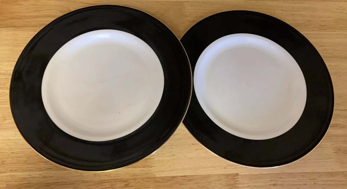 2 Salad Luncheon Plate Wedgwood Curtain Call Barbara Barry England