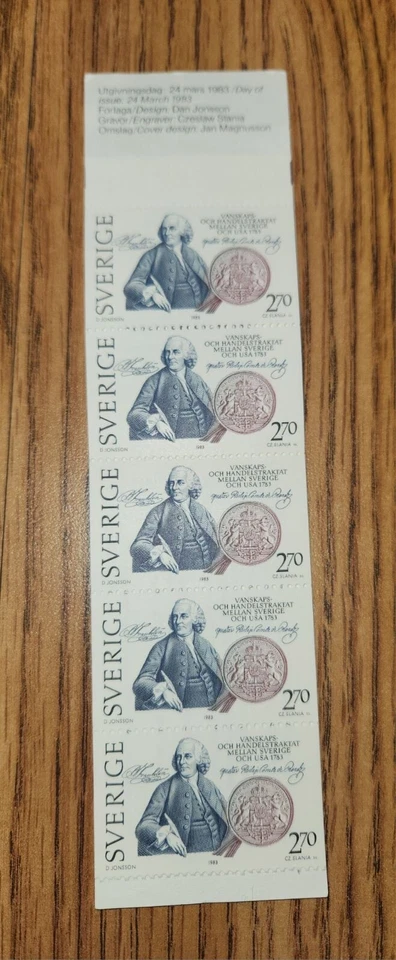 Estampillas de Suecia 1983 Foto 2 de 2