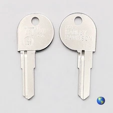 X133 Key Blanks for Various Motorcycles by Harley-Davidson (1 Key)