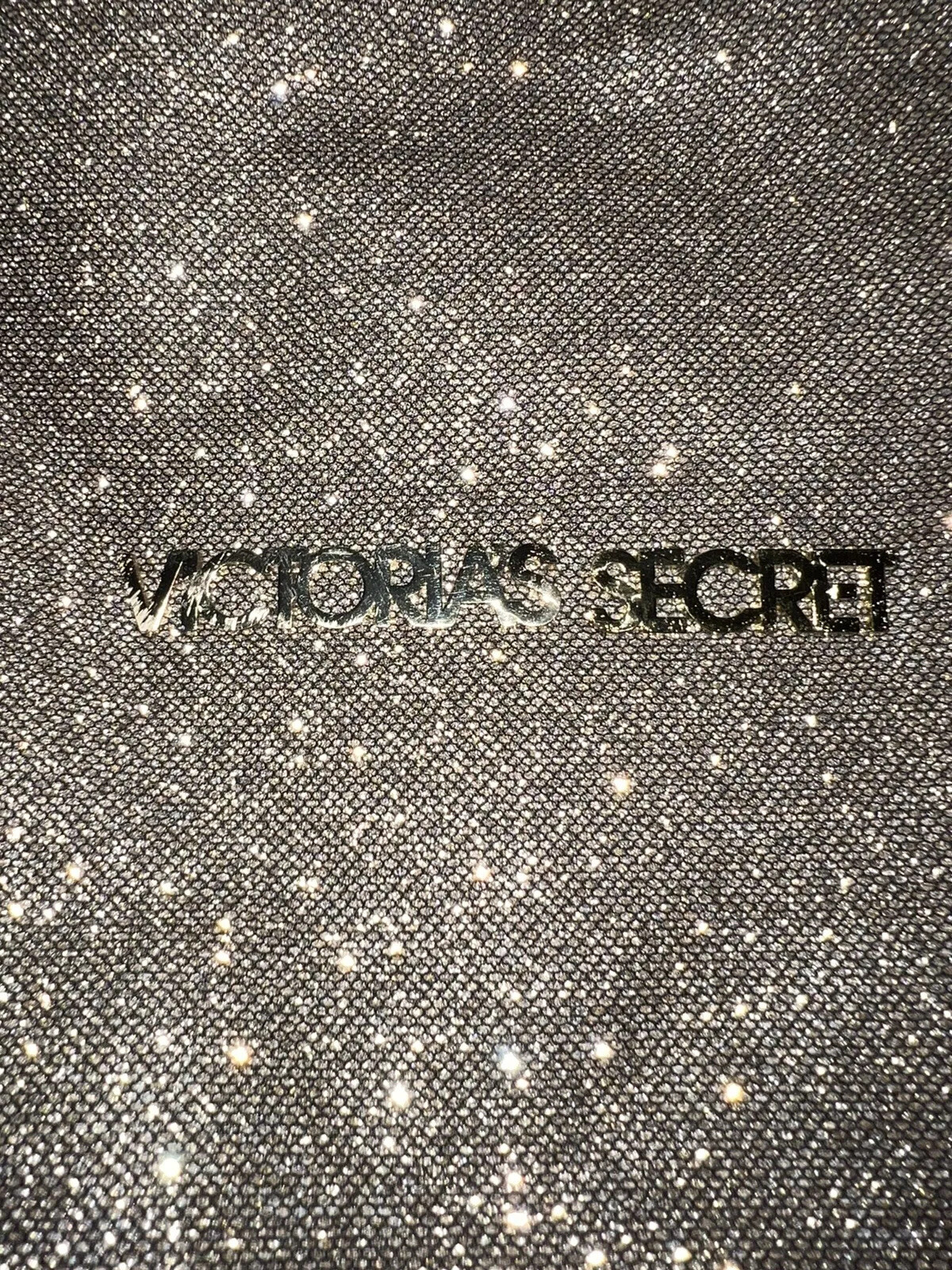 Victoria's Secret Gold Glitter Travel Weekender Bag D… Gem