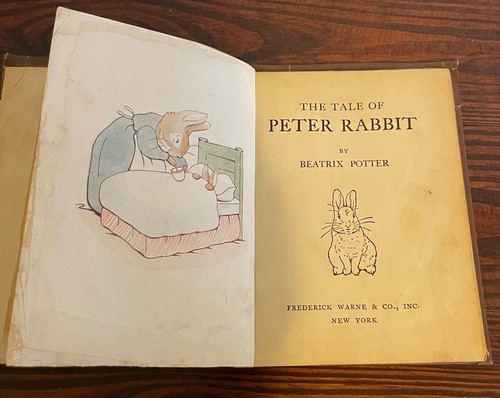 The Tale of Peter Rabbit~by Beatrix Potter F. Warne & Co early edition, undated - Picture 6 of 8
