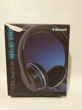 dual bluetooth  LED wireless headphones Compatible With Smartphone, Mp3....