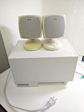 Altec Lansing ACS33 Computer Speaker System w/Subwoofer TESTED WORKS GOOD