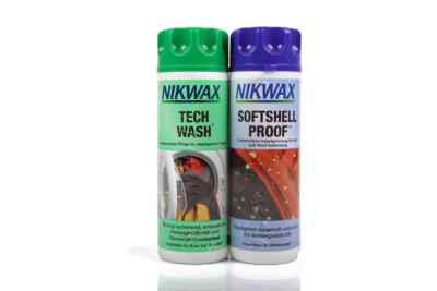 Nikwax Tech Wash & Softshell Proof je 300ml Waschmittel & Imprägnierung z1981