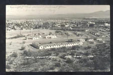 RPPC AVO ARIZONA FROM TOWER HILL BIRDSEYE VIEW VINTAGE REAL PHOTO POSTCARD