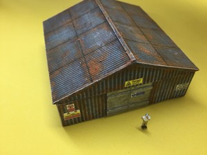 n gauge model railway buildings