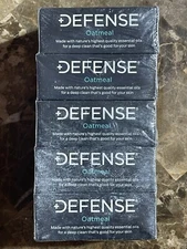 Defense Soap Oatmeal 4.2 Oz Bar (Pack of 5) - 100% Natural and Herbal Pharmaceut