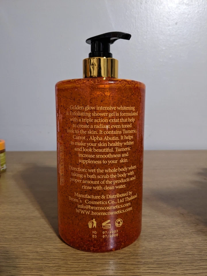 Golden Glow Intensive Whitening Exfoliating Shower Gel 1000ml 1 Pc - Image 2 of 4