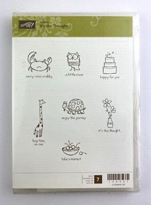 Stampin Up - Hostess IT'S THE THOUGHT - Rubber Stamp Set