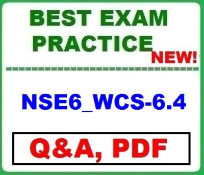NSE6_WCS-6.4 Fortinet NSE 6 Securing AWS WithFortinet Cloud Security  BEST Q&A!