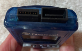 SEGA Dreamcast HKT-3020 Console, Controller w/ VMU & 2 Empty Game Cases Untested