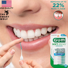 original picks gum soft-picks dental count easy use teeth cleaning and free