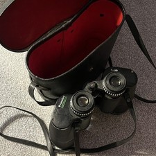Prinz Prinzlux 7x50 Binoculars – Coated Optics with Leather Case Working Vintage