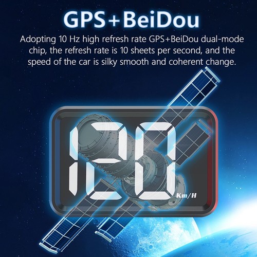 Easily InstFor Allable Digital GPS Speedometer Head Up Display for Cars - Picture 11 of 12