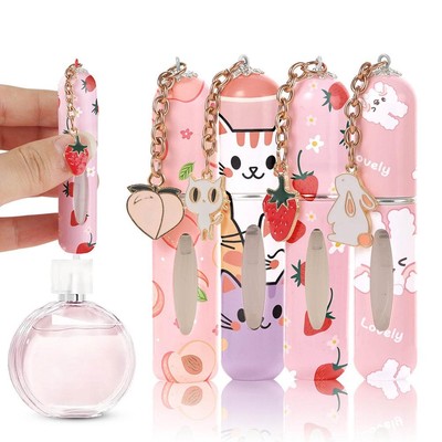 5ml Refillable Spray Bottle Mini Flower Pattern Empty Cosmetic Z2L8 D6C3