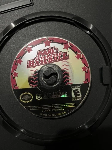 Cleaned Mario Superstar Baseball Nintendo GameCube Disc Only Tested Fast Ship