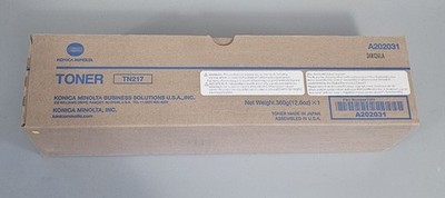 Genuine Konica Minolta TN217 / A202031 Black Toner for Bizhub 223 / 283