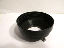 RARE VINTAGE HARD RUBBER 42MM SLIP ON LARGE FORMAT LENS HOOD SHADE -FREEFASTSHIP