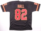 Dante Hall Autographed Jersey Mens XL Black Red Gold Chiefs Football Beckett COA
