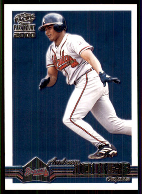 2000 Pacific Paramount #20 Andruw Jones Atlanta Braves