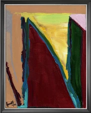 Finelli Original Art 11x14 PAINTING ABSTRACT EXPRESSIONISM Painting ARTWORK G3E