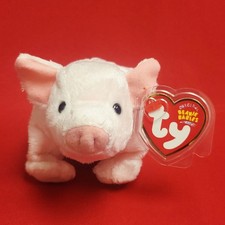 Ty Beanie Baby Luau The Pig Plush 2003 Stuffed Animal