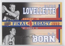 2013 University of Kansas Final 4 Legacy Duos Clyde Lovellette BH Born HOF 7j0