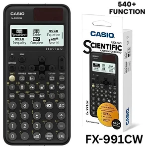 Casio ✅ FX-991CW Calculatrice scientifique avancée A/AS Niveau Maths 540+ Lot de champignons