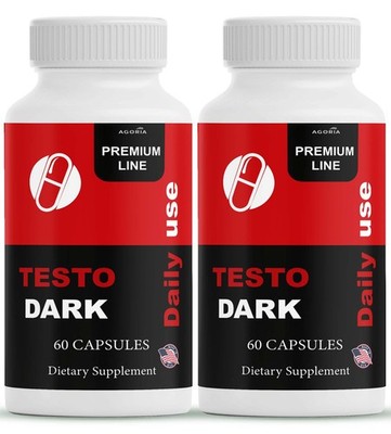 ( 2 Pack ) Testo Dark Mens Health Support Dietary Supplement, TestoDark Capsules