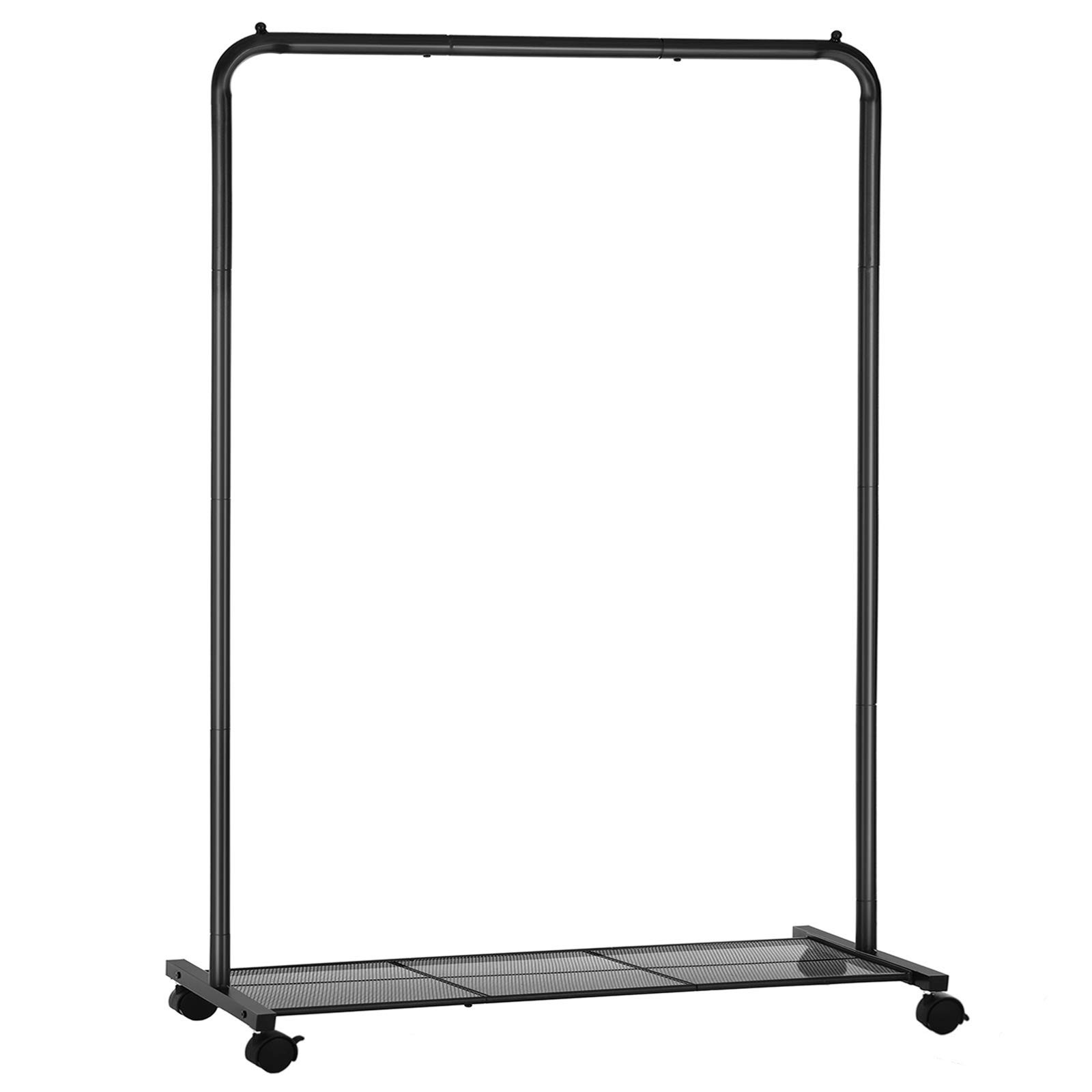 SONGMICS Rolling Clothes Rack with Wheels for Hanging Garments UHSR25BK in Black-image