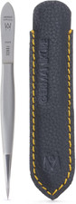 Pointed Tweezers in Leather Case - Made in Solingen Germany