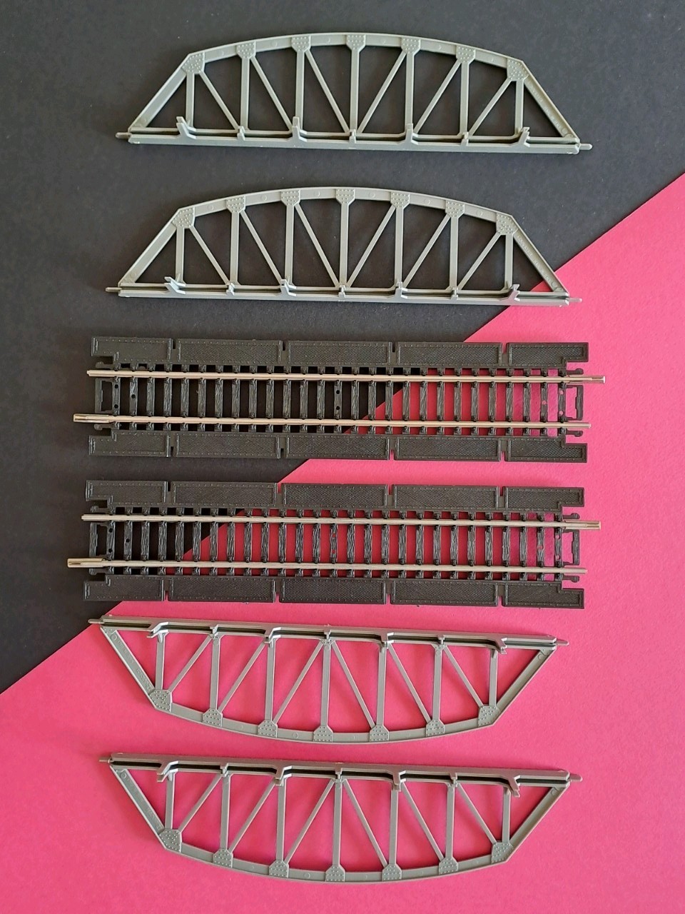 Rivarossi anni 70/80 - Travate di ponte con spallette