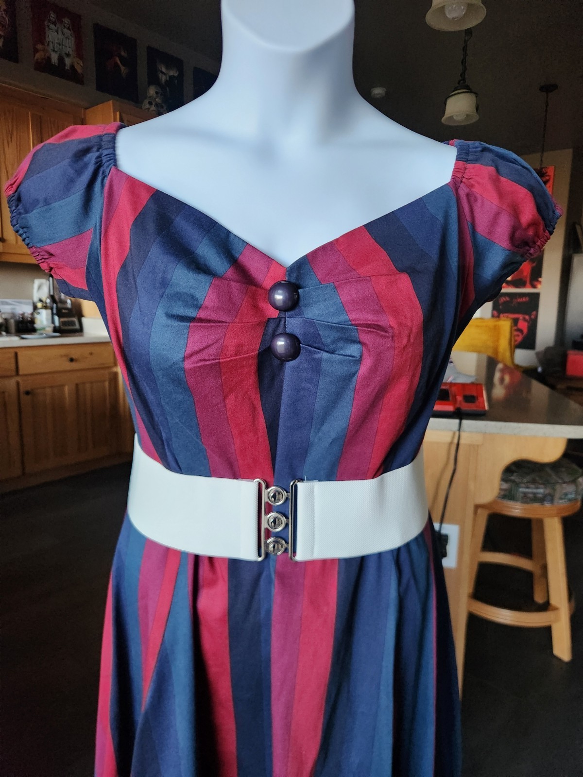 Collectif Dolores Doll Retro Vintage Pinup Girl Swing Dress 4XL NWT