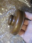 Vintage 4" Copper Topped Glass Humidor Very Nice! — photo 5
