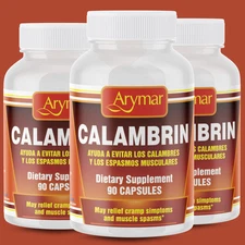 Arymar Calambrin 90 Caps–Vitamins & Minerals for Active Muscle Wellness (3-Pack)