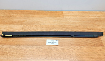   97-03 OEM BMW E39 540 M5 Rear Right Passenger Inner Door Molding Trim Black