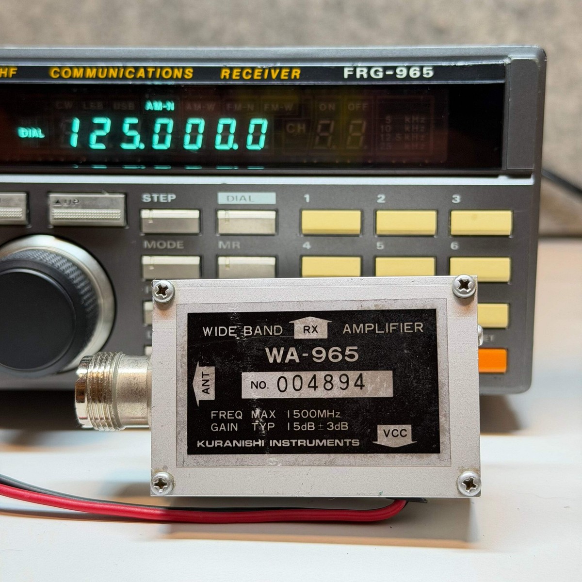 KURANISHI WA-965 Wide Band Amplifier for YAESU FRG-9600 / FRG-965