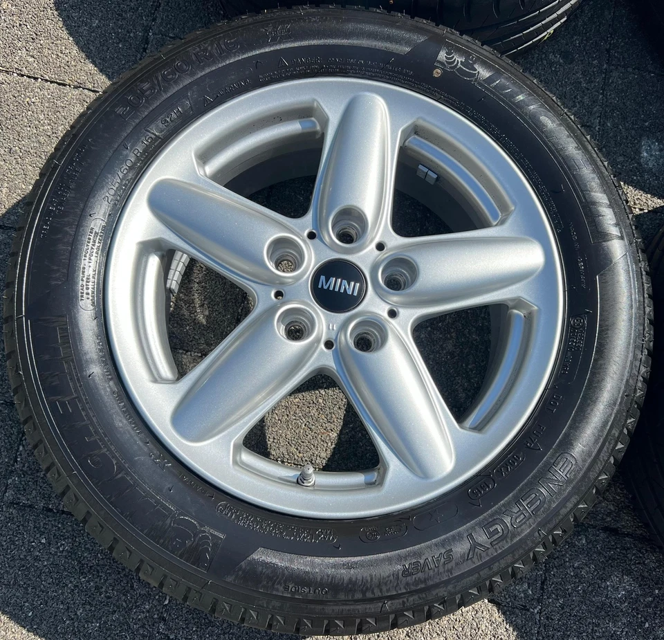 4 ORIGINAL ALU SOMMERRÄDER MINI COUNTRYMAN R60 205/60R16 92H 9803720 FREIHAUS - Bild 4 von 4